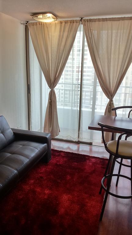 Departamento Paseo Bulnes Metro La Moneda Appartement Santiago Kamer foto