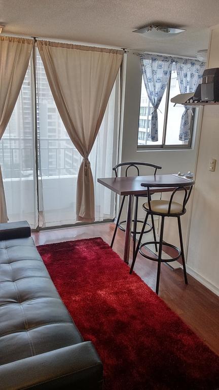 Departamento Paseo Bulnes Metro La Moneda Appartement Santiago Kamer foto