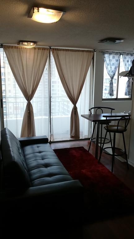 Departamento Paseo Bulnes Metro La Moneda Appartement Santiago Kamer foto